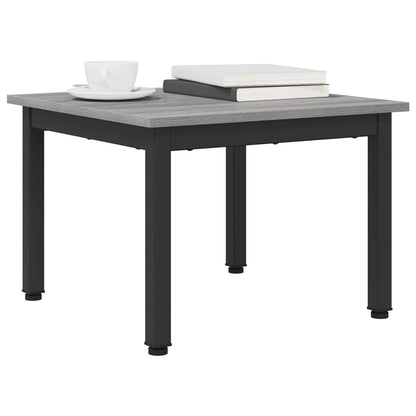 Coffee Table Grey Sonoma 50 x 50 x 36 cm Engineered Wood
