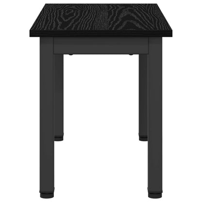 Coffee Table Black Oak 60 x 30 x 36 cm Engineered Wood