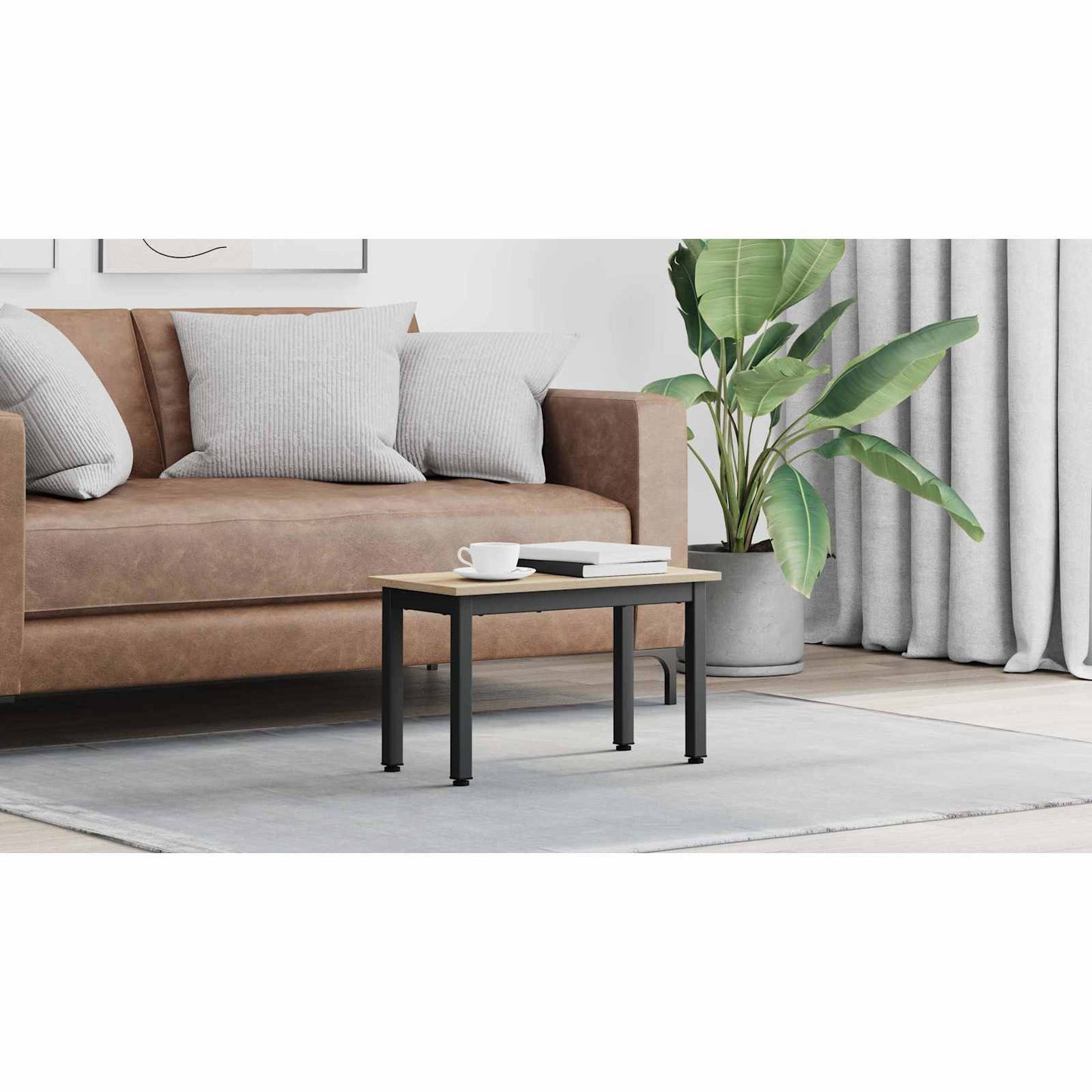 Coffee Table Sonoma 60 x 30 x 36 cm Engineered Wood