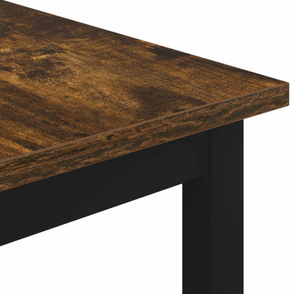 Coffee Table Smoke Oak 60 x 30 x 36 cm Engineered Wood