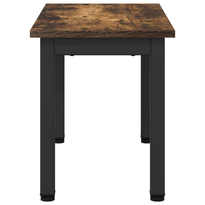 Coffee Table Smoke Oak 60 x 30 x 36 cm Engineered Wood