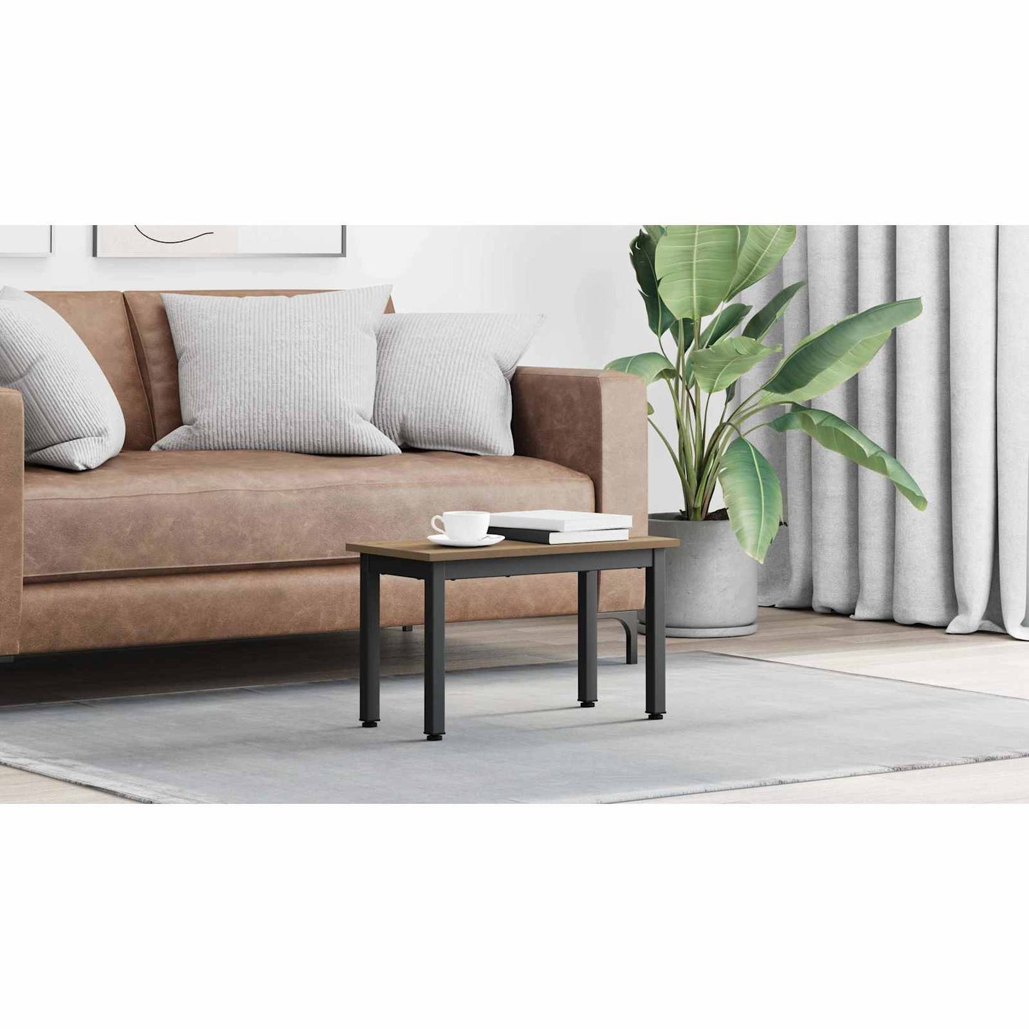 Coffee Table Artisian Oak 60 x 30 x 36 cm Engineered Wood