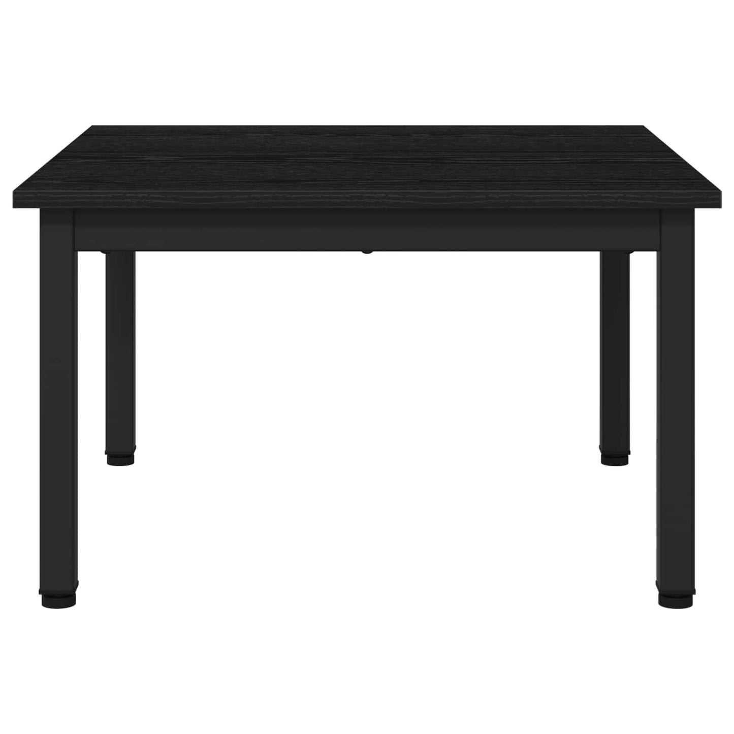 Coffee Table Black Oak 60 x 60 x 36 cm Engineered Wood