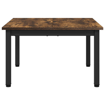 Coffee Table Smoke Oak 60 x 60 x 36 cm Engineered Wood