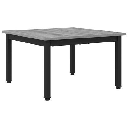 Coffee Table Grey Sonoma 60 x 60 x 36 cm Engineered Wood