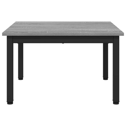 Coffee Table Grey Sonoma 60 x 60 x 36 cm Engineered Wood