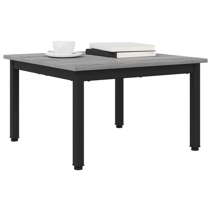 Coffee Table Grey Sonoma 60 x 60 x 36 cm Engineered Wood