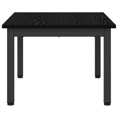 Coffee Table Black Oak 60 x 50 x 36 cm Engineered Wood