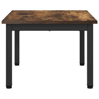 Coffee Table Smoke Oak 60 x 50 x 36 cm Engineered Wood