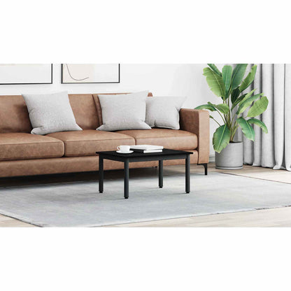 Coffee Table Black Oak 70 x 50 x 36 cm Engineered Wood