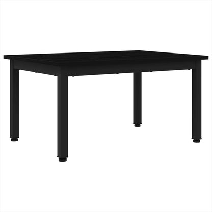 Coffee Table Black Oak 70 x 50 x 36 cm Engineered Wood