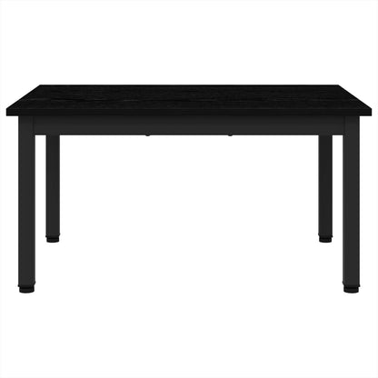 Coffee Table Black Oak 70 x 50 x 36 cm Engineered Wood