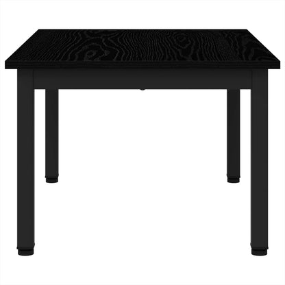 Coffee Table Black Oak 70 x 50 x 36 cm Engineered Wood