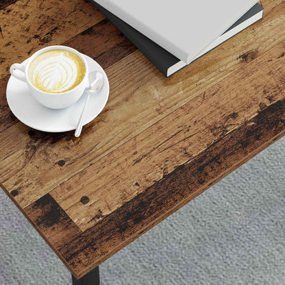 Coffee Table Old Wood 70 x 50 x 36 cm Engineered Wood