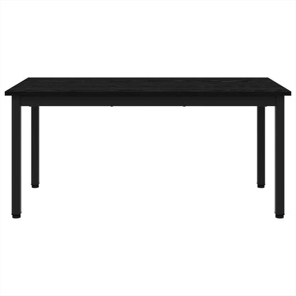 Coffee Table Black Oak 100 x 50 x 45 cm Engineered Wood