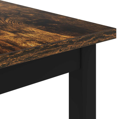 Coffee Table Smoke Oak 100 x 50 x 45 cm Engineered Wood