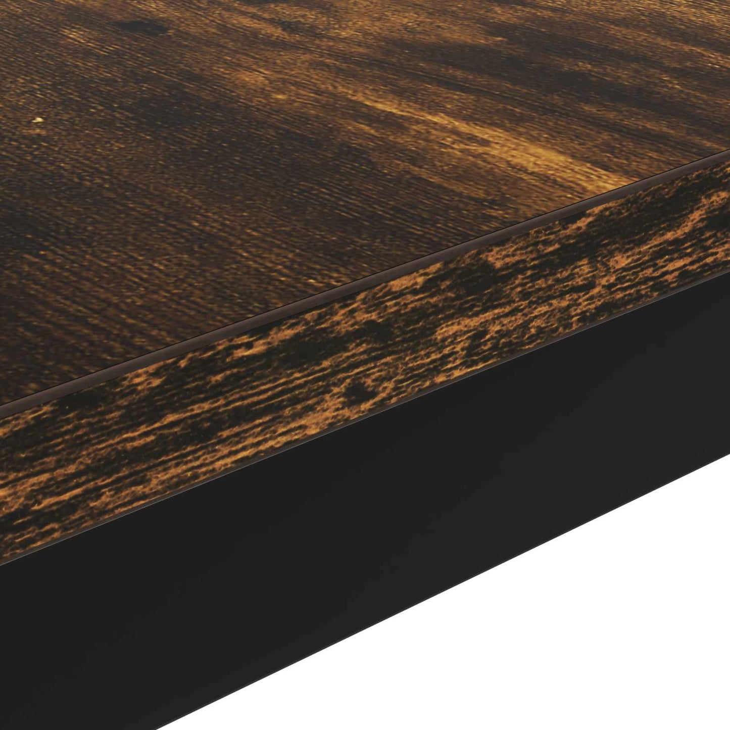 Coffee Table Smoke Oak 100 x 50 x 45 cm Engineered Wood