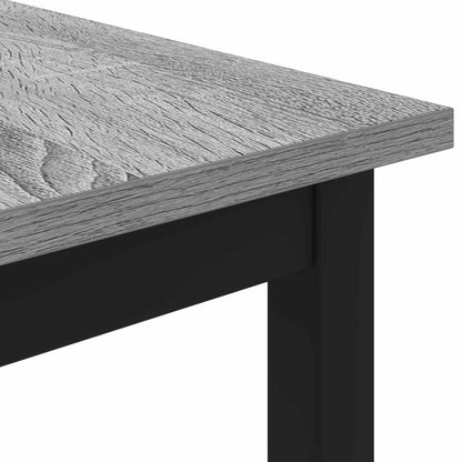 Coffee Table Grey Sonoma 100 x 50 x 45 cm Engineered Wood