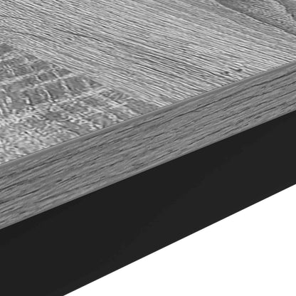 Coffee Table Grey Sonoma 100 x 50 x 45 cm Engineered Wood