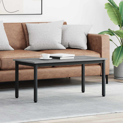 Coffee Table Grey Sonoma 100 x 50 x 45 cm Engineered Wood