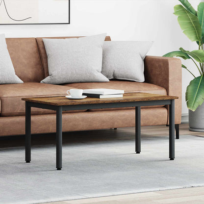 Coffee Table Old Wood 100 x 50 x 45 cm Engineered Wood