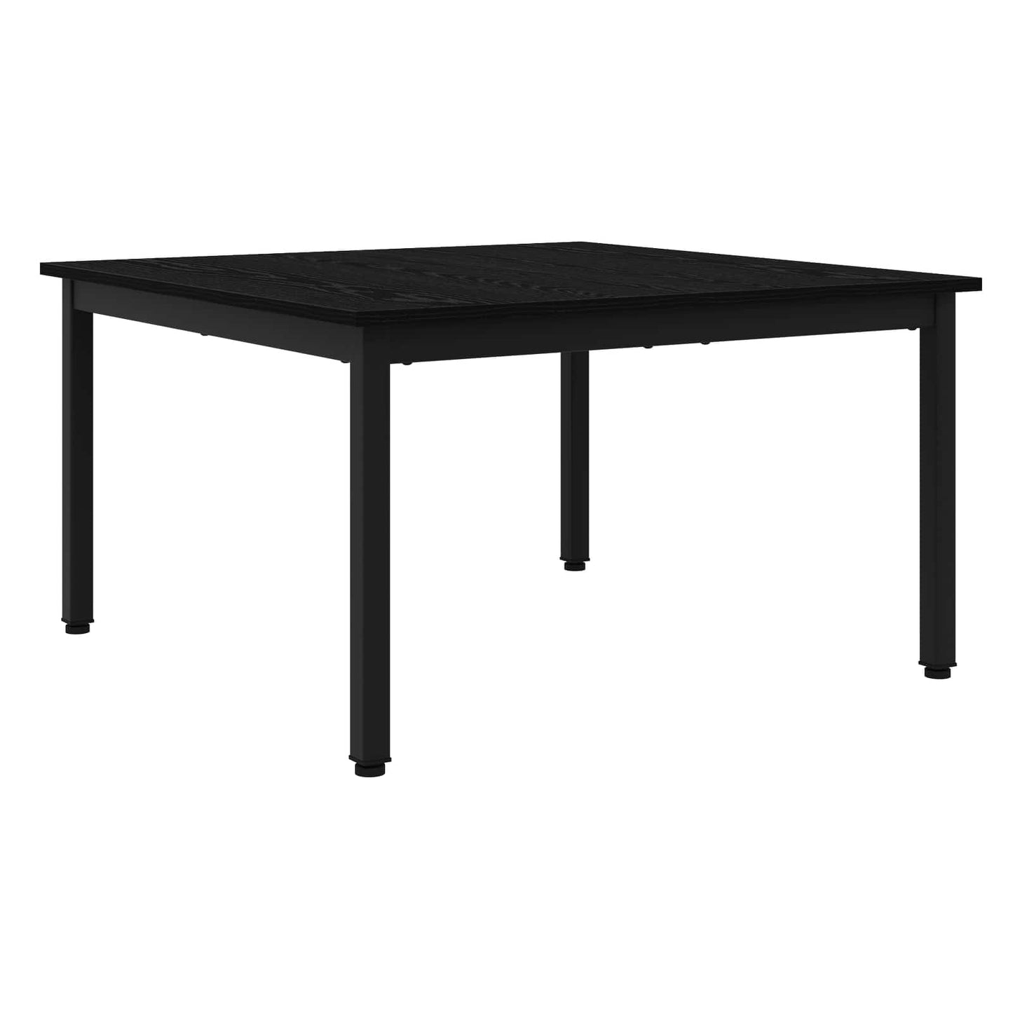 Coffee Table Black Oak 80 x 80 x 45 cm Engineered Wood