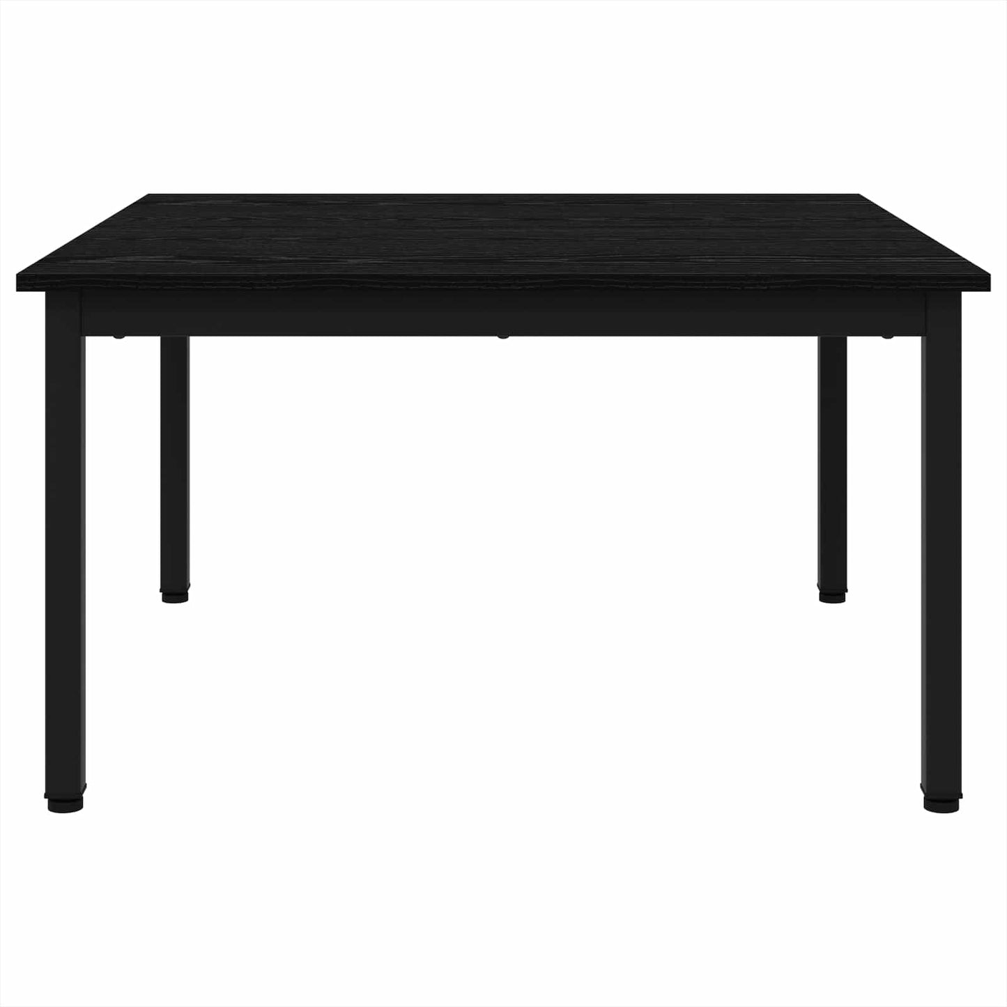 Coffee Table Black Oak 80 x 80 x 45 cm Engineered Wood