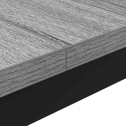 Coffee Table Grey Sonoma 80 x 80 x 45 cm Engineered Wood