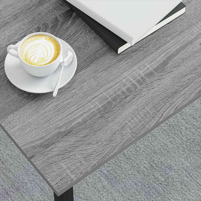 Coffee Table Grey Sonoma 80 x 80 x 45 cm Engineered Wood