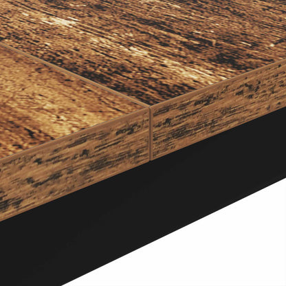Coffee Table Old Wood 80 x 80 x 45 cm Engineered Wood