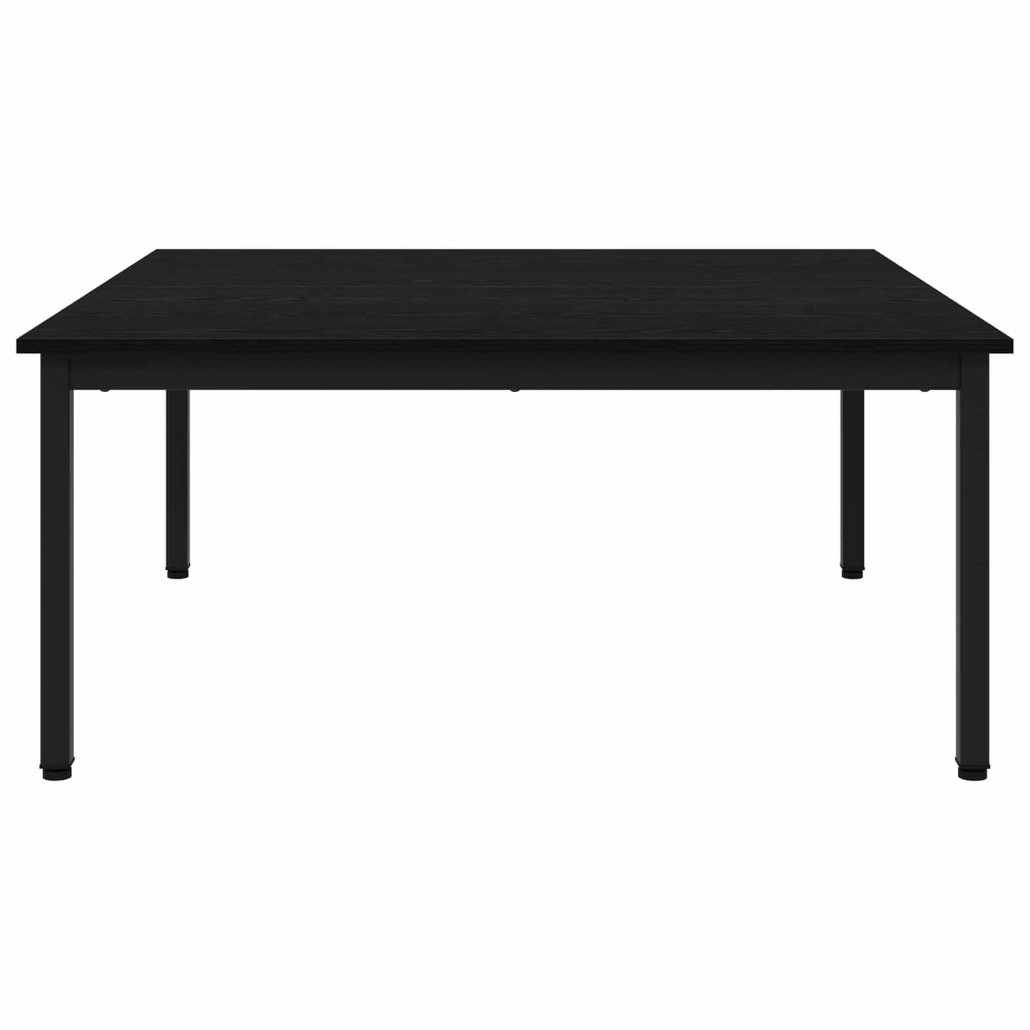 Coffee Table Black Oak 100 x 100 x 45 cm Engineered Wood