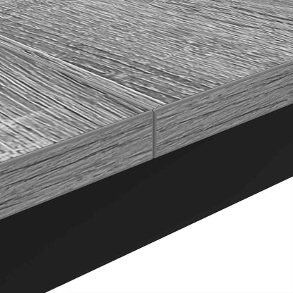 Coffee Table Grey Sonoma 100 x 100 x 45 cm Engineered Wood