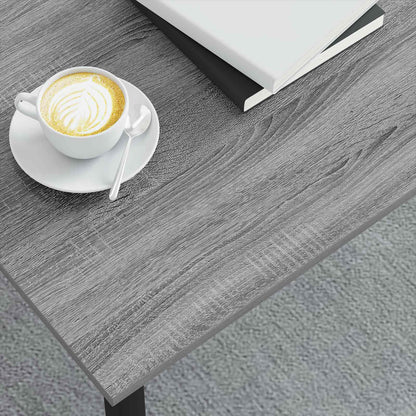 Coffee Table Grey Sonoma 100 x 100 x 45 cm Engineered Wood
