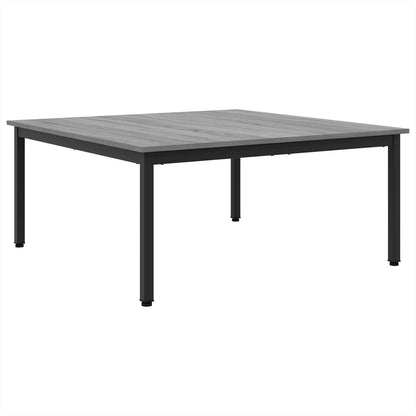 Coffee Table Grey Sonoma 100 x 100 x 45 cm Engineered Wood