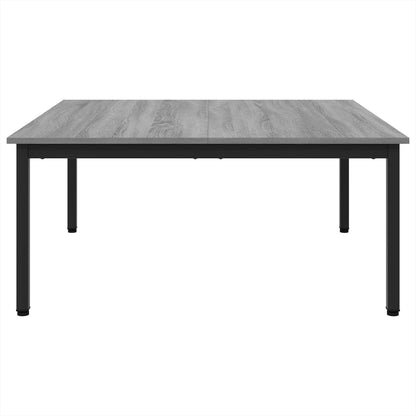 Coffee Table Grey Sonoma 100 x 100 x 45 cm Engineered Wood
