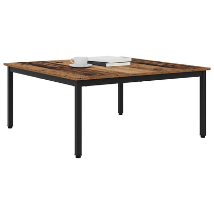 Coffee Table Old Wood 100 x 100 x 45 cm Engineered Wood