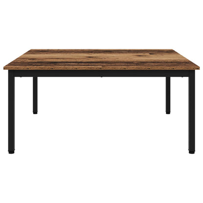 Coffee Table Old Wood 100 x 100 x 45 cm Engineered Wood