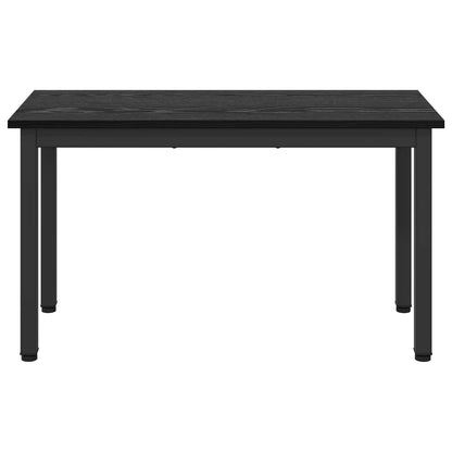 Bench Black Oak 80 x 35 x 45 cm Engineered Wood