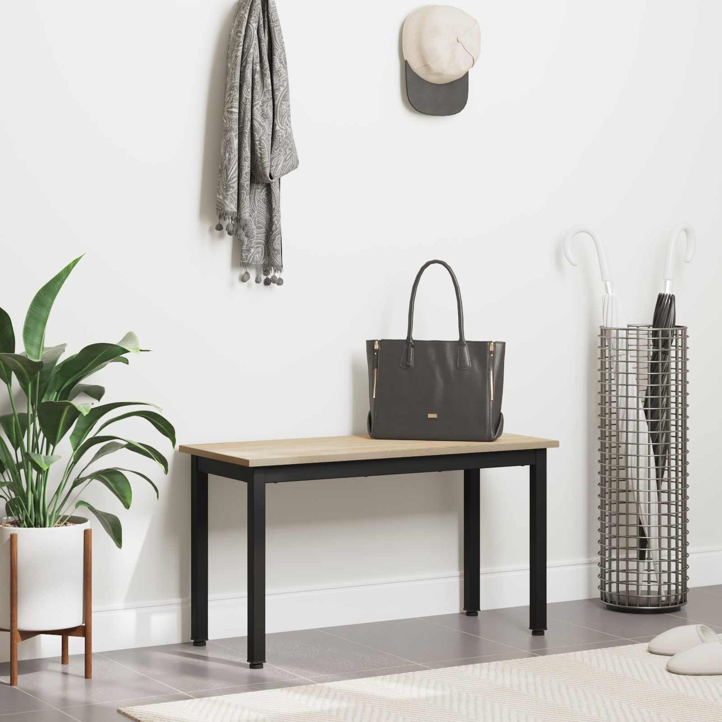 Bench Sonoma 80 x 35 x 45 cm Engineered Wood