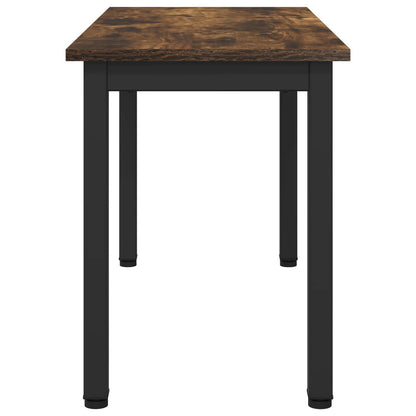 Bench Smoke Oak 80 x 35 x 45 cm Engineered Wood