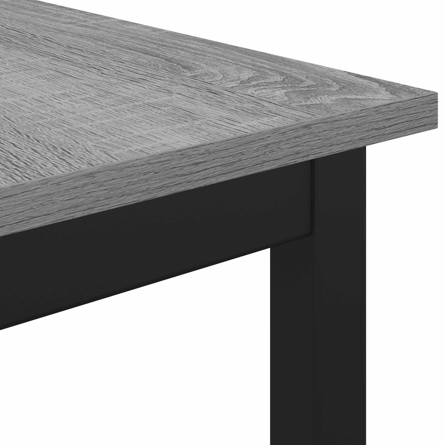 Bench Grey Sonoma 80 x 35 x 45 cm Engineered Wood