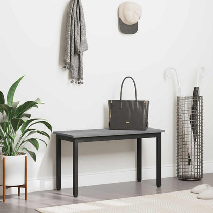 Bench Grey Sonoma 80 x 35 x 45 cm Engineered Wood