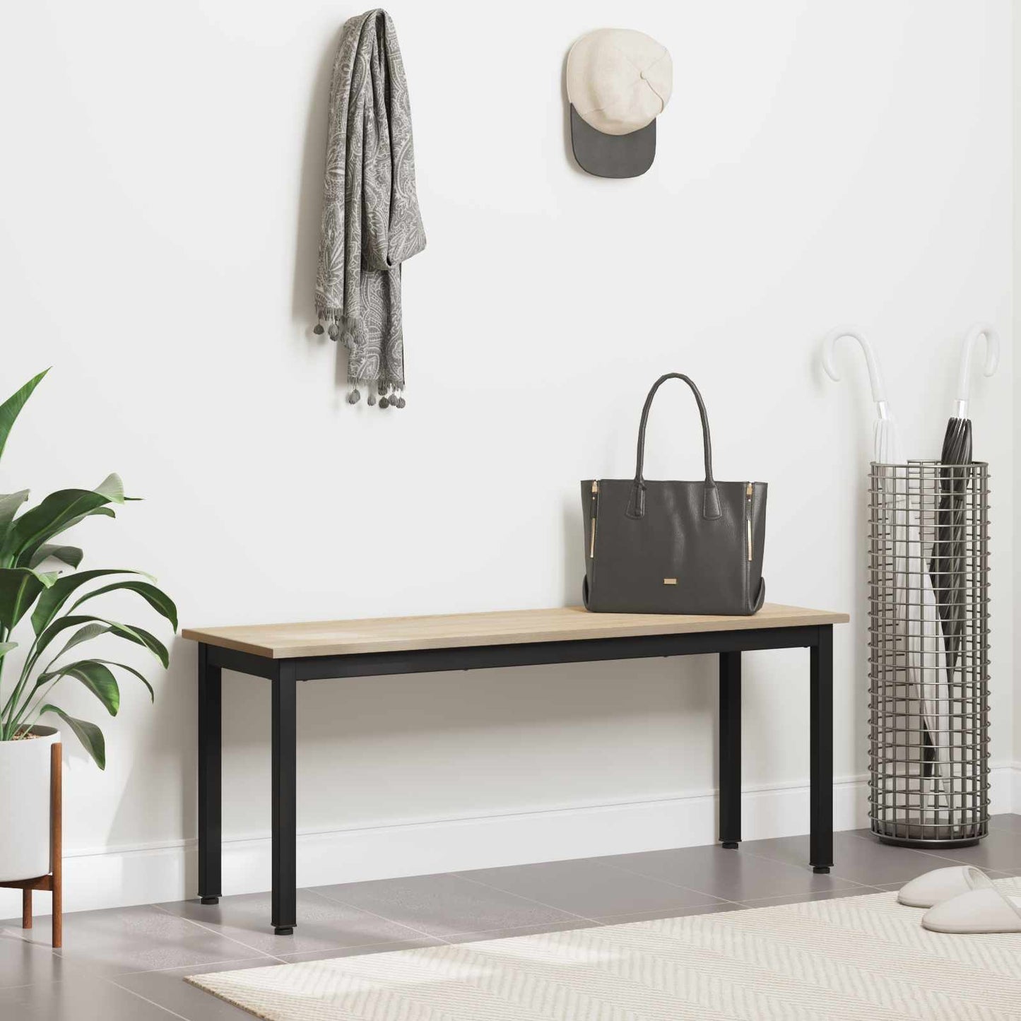 Bench Sonoma 110 x 35 x 45 cm Engineered Wood