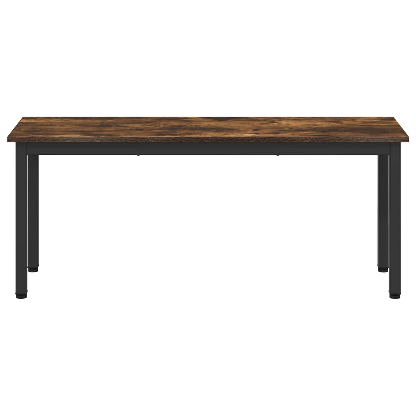 Bench Smoke Oak 110 x 35 x 45 cm Engineered Wood