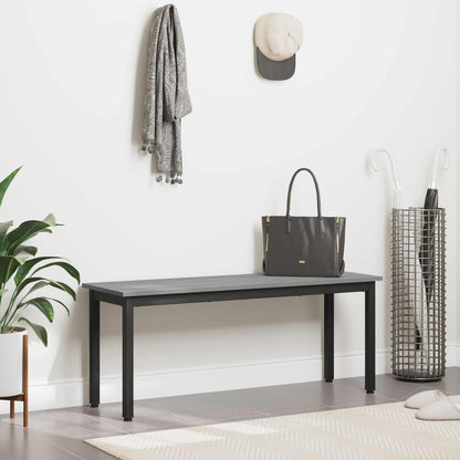 Bench Grey Sonoma 110 x 35 x 45 cm Engineered Wood