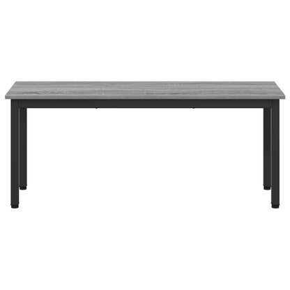 Bench Grey Sonoma 110 x 35 x 45 cm Engineered Wood