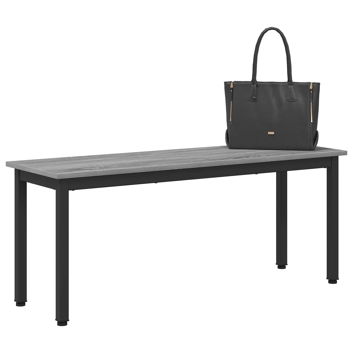 Bench Grey Sonoma 110 x 35 x 45 cm Engineered Wood