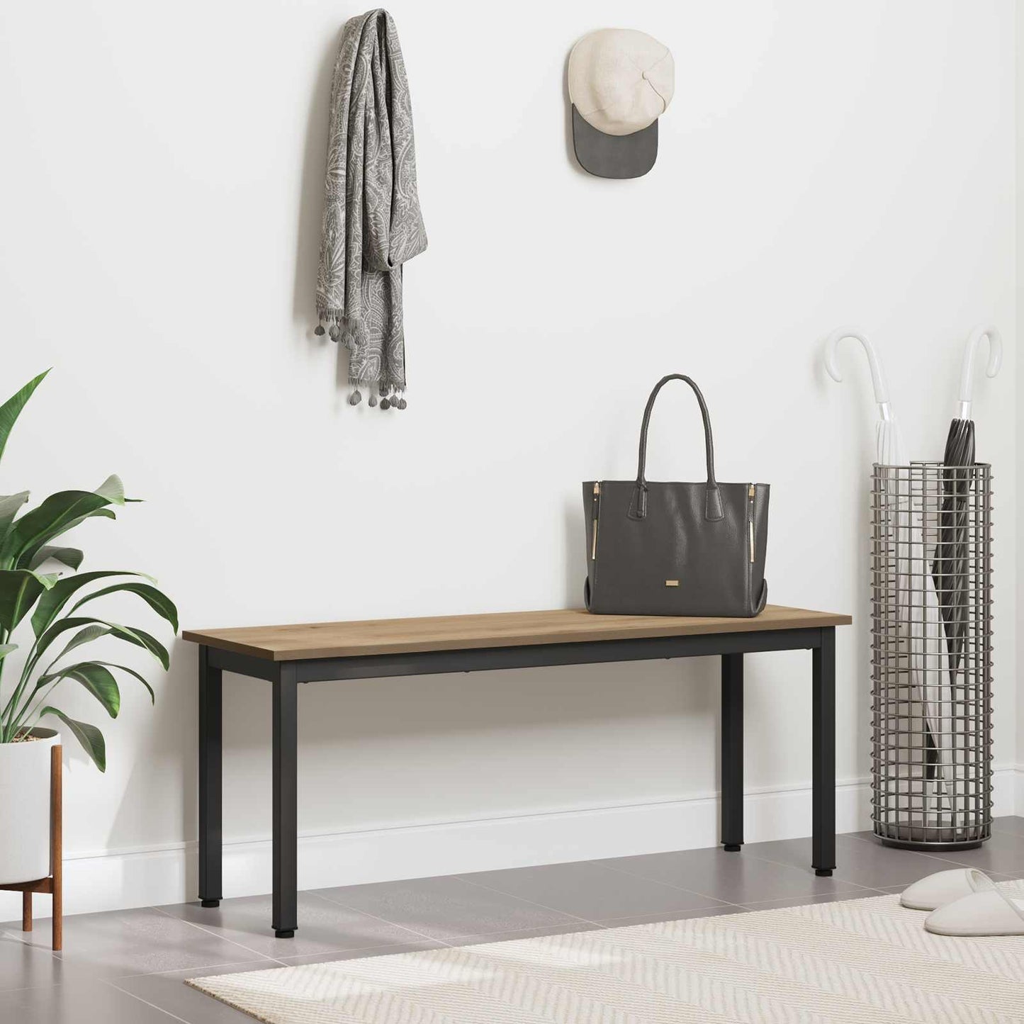 Bench Artisian Oak 110 x 35 x 45 cm Engineered Wood