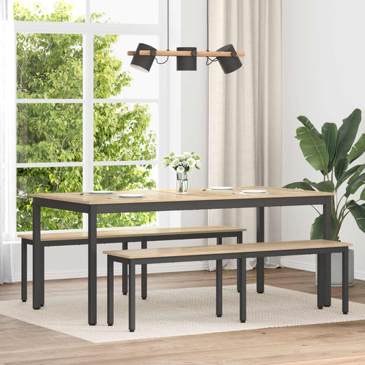 Bench Sonoma Oak 160 x 35 x 45 cm Engineered Wood