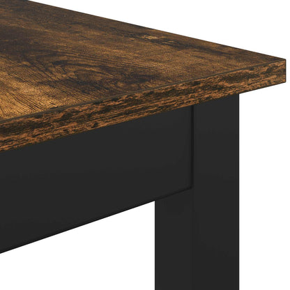 Bench Smoke Oak 160 x 35 x 45 cm Engineered Wood